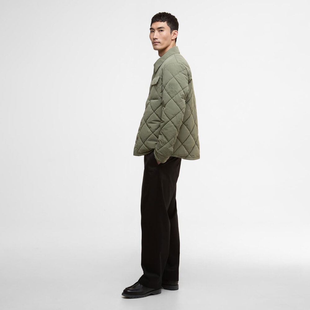 Barbour International Axwell Puffer Jacket - Light Moss