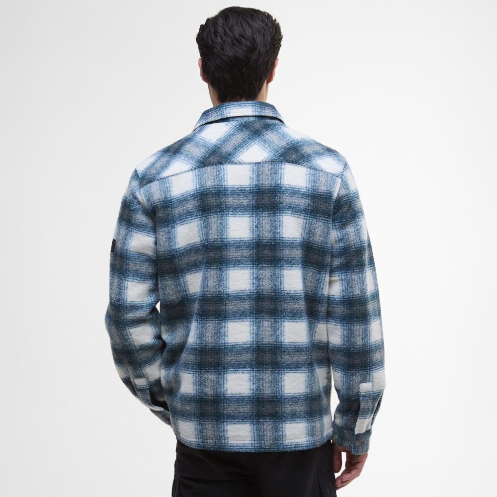 Barbour International Clayton Brushed Fleece Shirt - Shaded Emerald Barbour International Clayton Brushed Fleece Shirt - Shaded Emerald