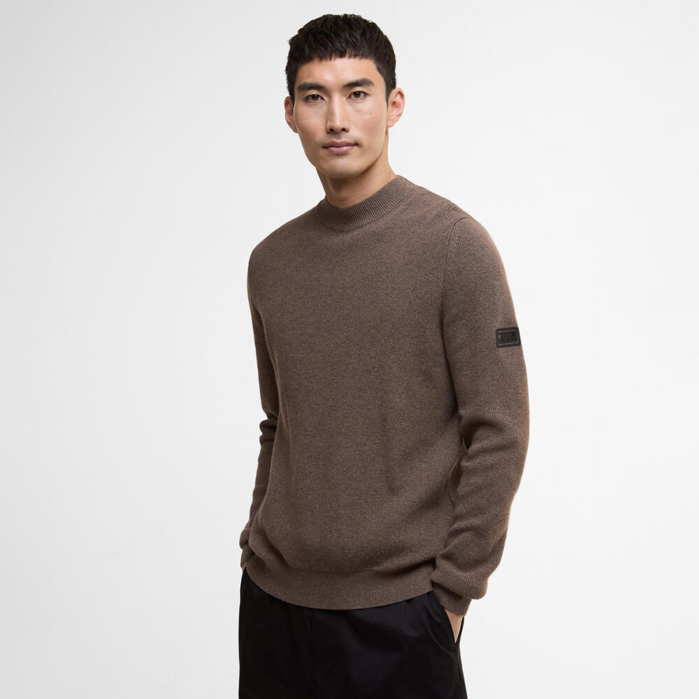 Barbour International Crawley Crew Knit - Brindle Barbour International Crawley Crew Knit - Brindle