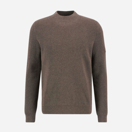 Barbour International Crawley Crew Knit - Brindle