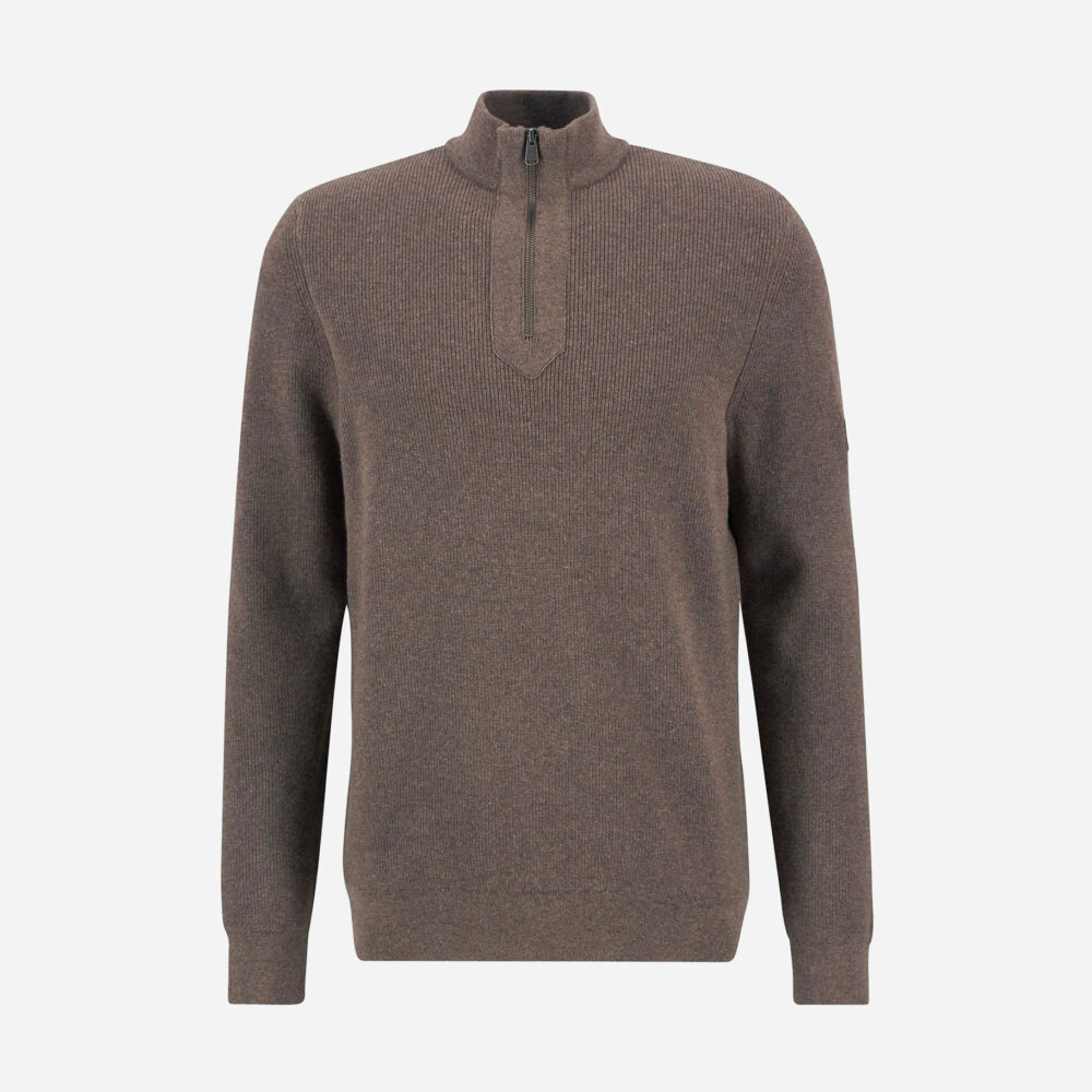 Barbour International Funnel Neck Knit - Brindel Barbour International Funnel Neck Knit - Brindel
