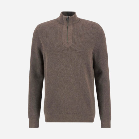 Barbour International Funnel Neck Knit - Brindel