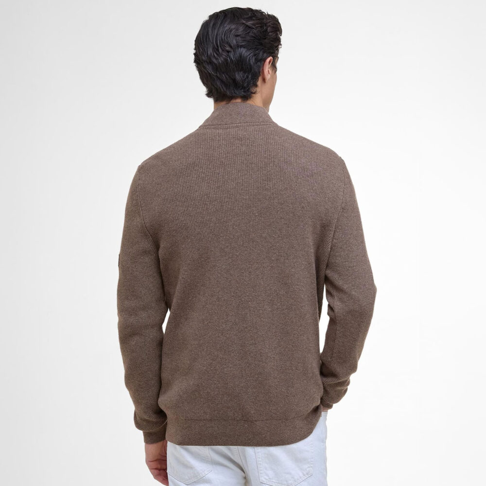 Barbour International Funnel Neck Knit - Brindel Barbour International Funnel Neck Knit - Brindel