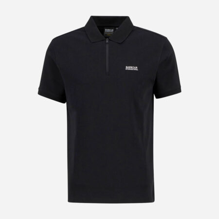 Barbour International Innes Interlock Polo Shirt - Black