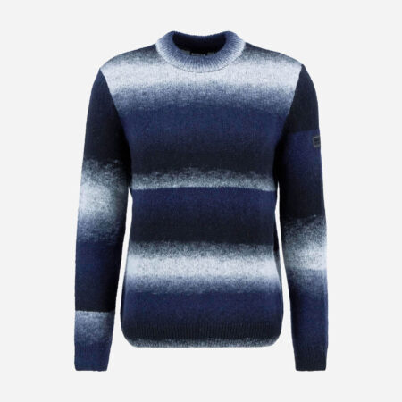 Barbour International Vector Colour Block Knit - Black