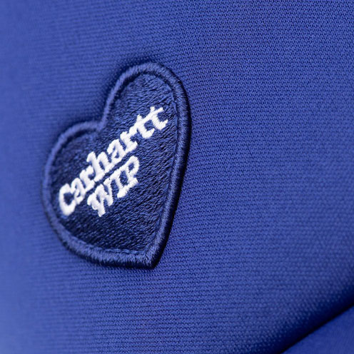 Carhartt WIP Heart Patch Trucker Snapback Cap - Wolfsbane