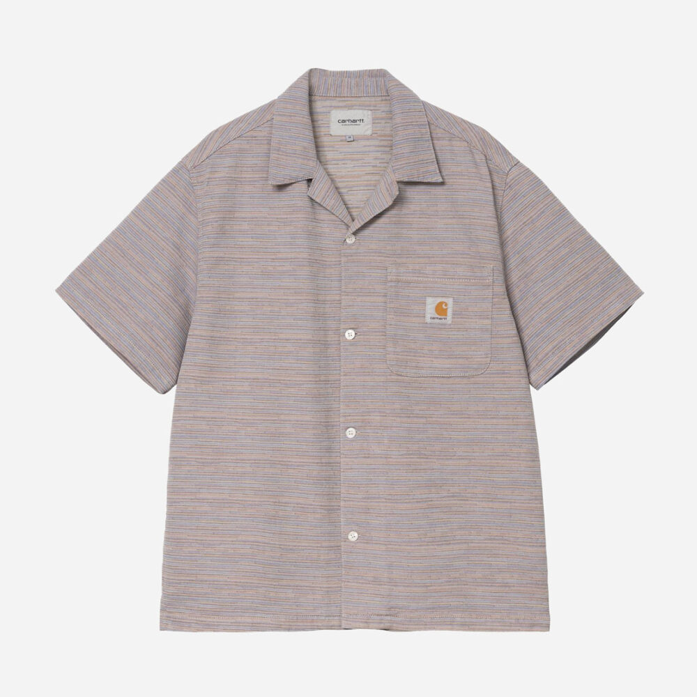 Carhartt WIP Short Sleeve Gellar Shirt - Gellar Stripe/Multicolour Carhartt WIP Short Sleeve Gellar Shirt - Gellar Stripe/Multicolour