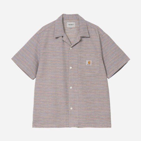 Carhartt WIP Short Sleeve Gellar Shirt - Gellar Stripe/Multicolour Carhartt WIP Short Sleeve Gellar Shirt - Gellar Stripe/Multicolour