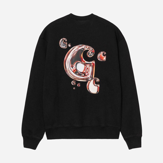 Carhartt WIP Solar Chrome Sweat - Black