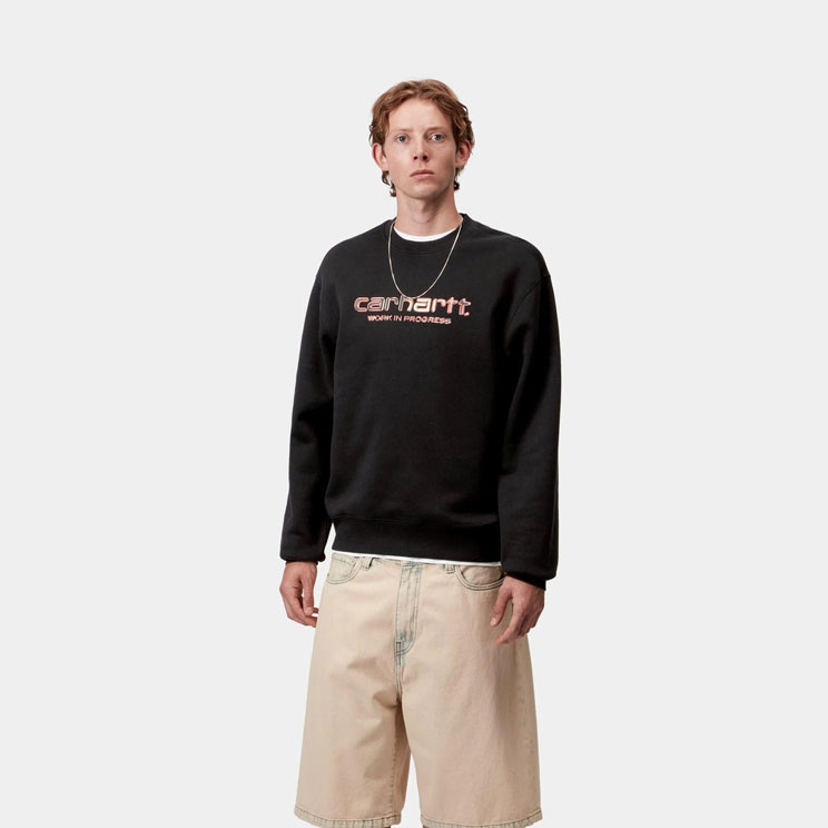 Carhartt WIP Solar Chrome Sweat - Black Carhartt WIP Solar Chrome Sweat - Black