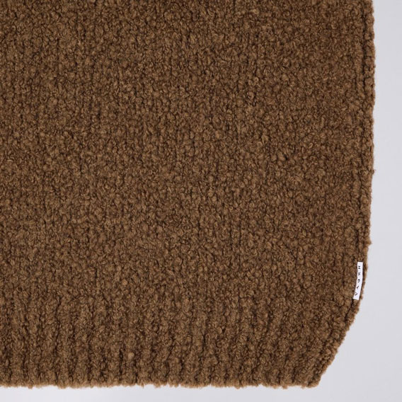 Edwin Dun Textured Knitted Sweatshirt - Taupe