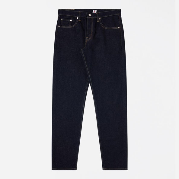 Edwin Kaihara Pure Indigo Stretch 13oz Regular Taper Fit Jean - Blue Rinsed Edwin Kaihara Pure Indigo Stretch 13oz Regular Taper Fit Jean - Blue Rinsed