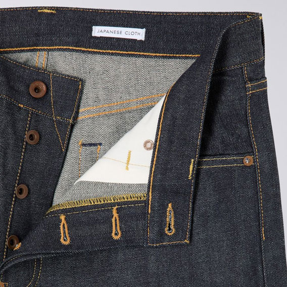 Edwin Nashville Red Listed Selvedge 14oz Regular Straight Fit Jean - Blue Unwashed Edwin Nashville Red Listed Selvedge 14oz Regular Straight Fit Jean - Blue Unwashed