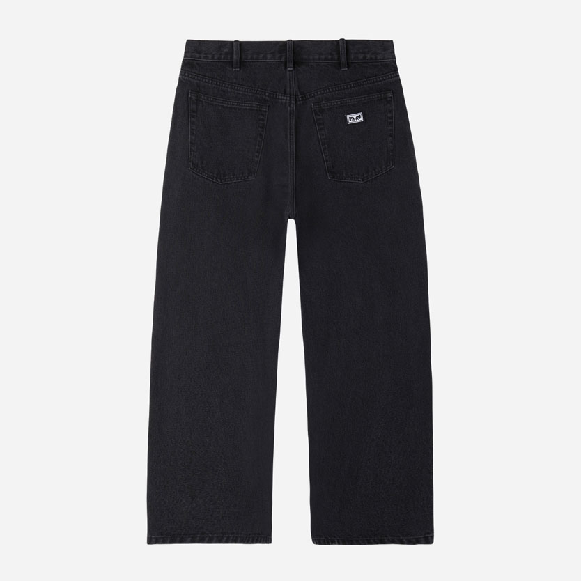 Obey Bigwig Baggy Denim Pant - Washed Black