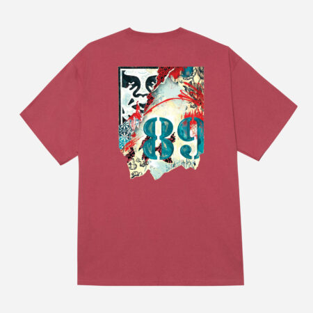 Obey Lisbon Icon Classic Tee - Mineral Red Obey Lisbon Icon Classic Tee - Mineral Red