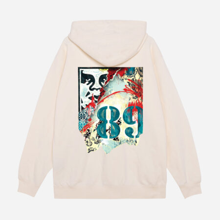 Obey Lisbon Icon Hoodie - Unbleached Obey Lisbon Icon Hoodie - Unbleached