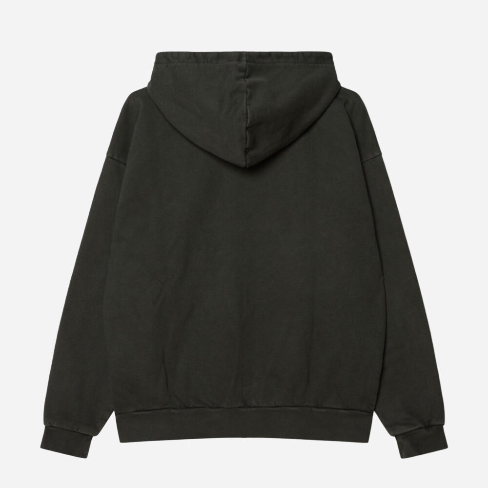 Obey Lowercase Pigment Zip Hoodie - Pigment Pirate Black Obey Lowercase Pigment Zip Hoodie - Pigment Pirate Black
