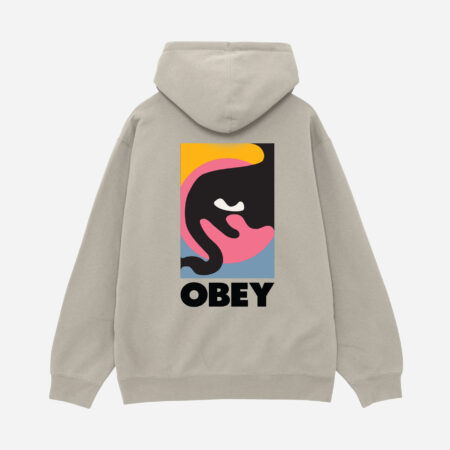 Obey Quarter Icon Hoodie - Moonstruck Obey Quarter Icon Hoodie - Moonstruck