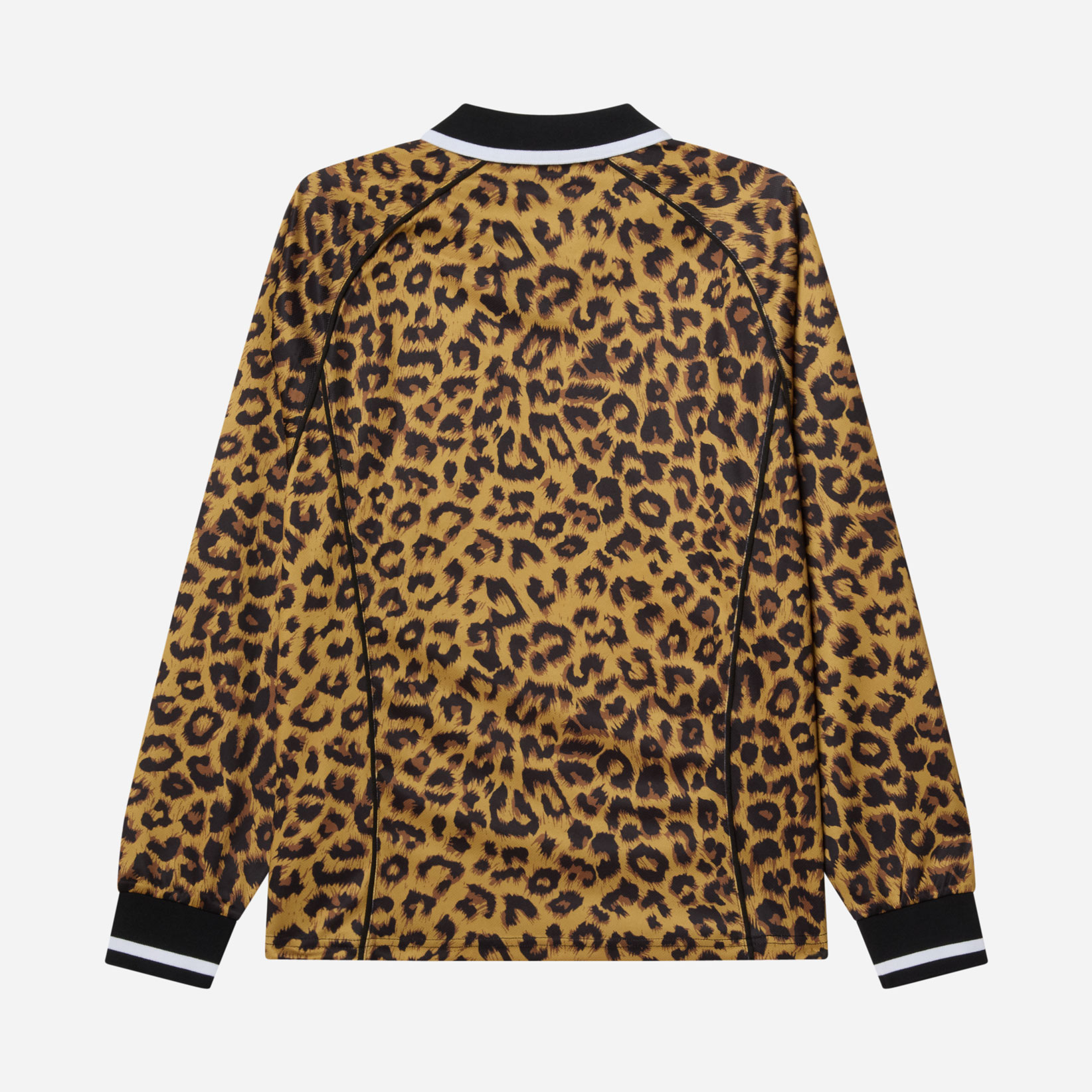 Obey Sports Long Sleeve Polo - Leopard/Multi