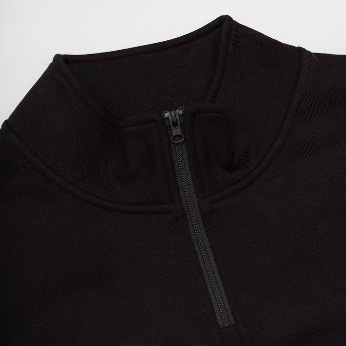 Parlez Ora Quarter Zip Sweatshirt - Black Parlez Ora Quarter Zip Sweatshirt - Black