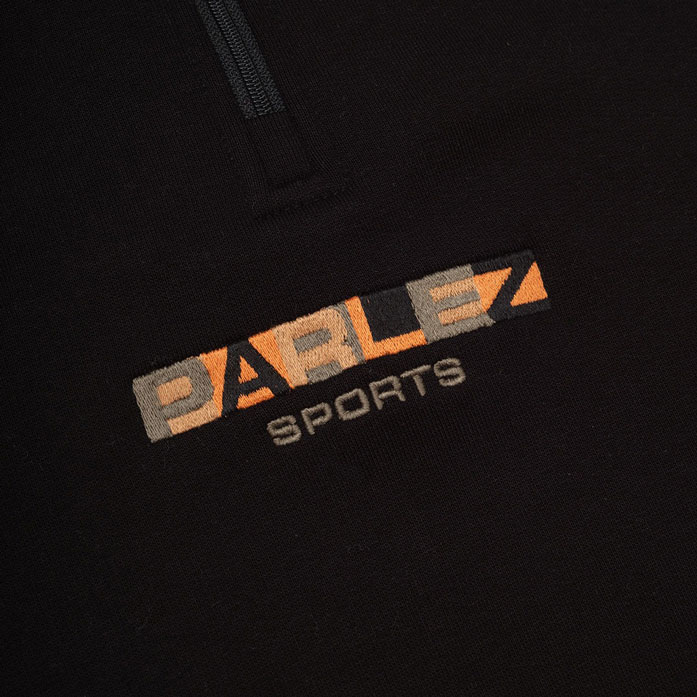 Parlez Ora Quarter Zip Sweatshirt - Black Parlez Ora Quarter Zip Sweatshirt - Black