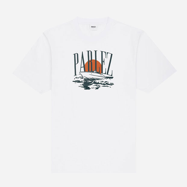 Parlez Vehi Tee - White