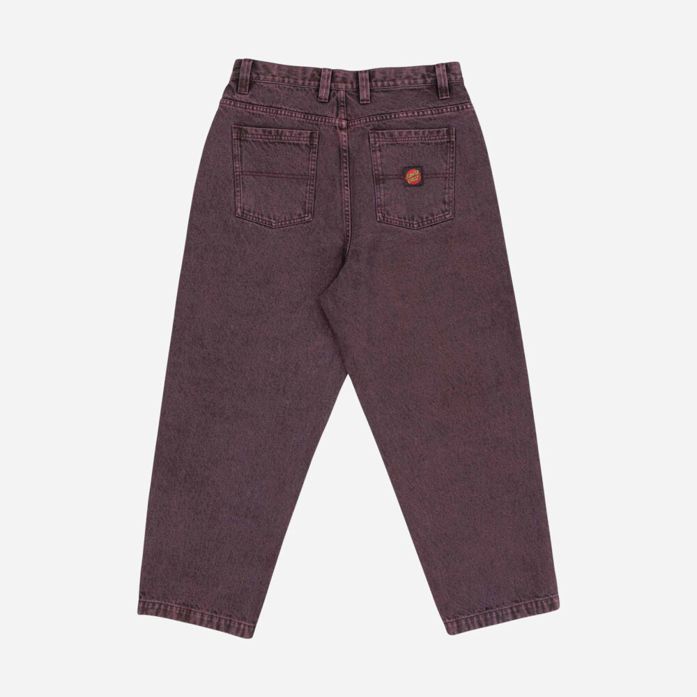 Santa Cruz Big Denim Pant - Dark Cherry