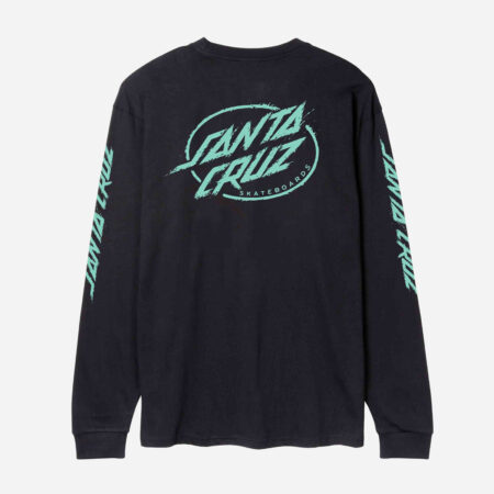 Santa Cruz Cyber Dot Long Sleeve Tee - Black Santa Cruz Cyber Dot Long Sleeve Tee - Black