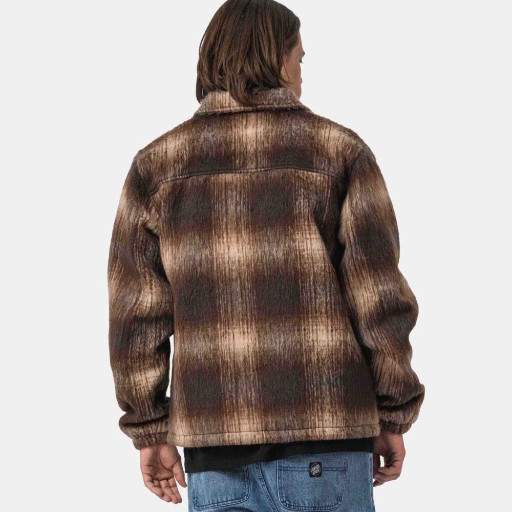 Santa Cruz Hideout Jacket - Brown Check Santa Cruz Hideout Jacket - Brown Check