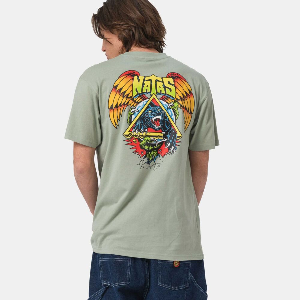 Santa Cruz Natas SC Panther Tee - Moon Rock