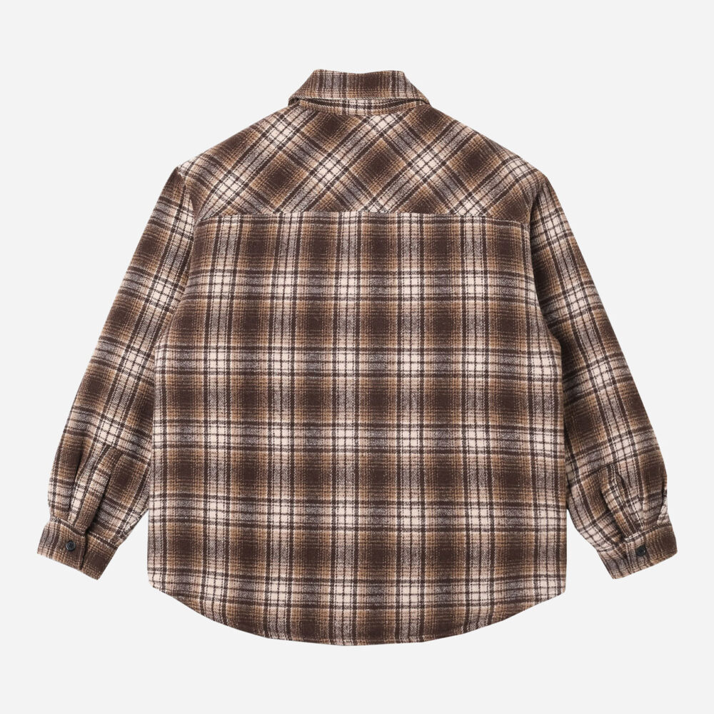 Stan Ray Quilted Plaid Overshirt - Brown Stan Ray Quilted Plaid Overshirt - Brown
