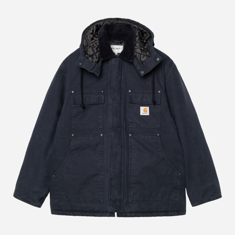 Carhartt WIP Ambel Coat - Deep Night/Deep Night Stone Washed Carhartt WIP Ambel Coat - Deep Night/Deep Night Stone Washed
