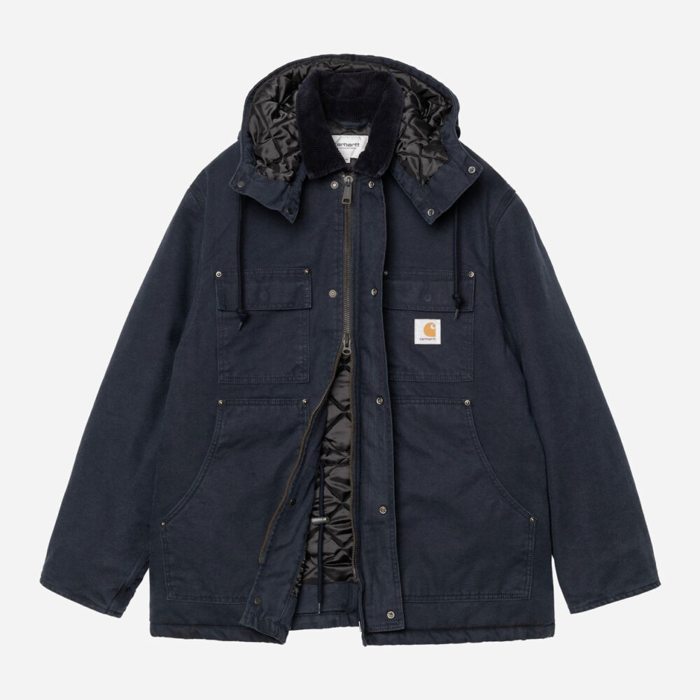Carhartt WIP Ambel Coat - Deep Night/Deep Night Stone Washed Carhartt WIP Ambel Coat - Deep Night/Deep Night Stone Washed