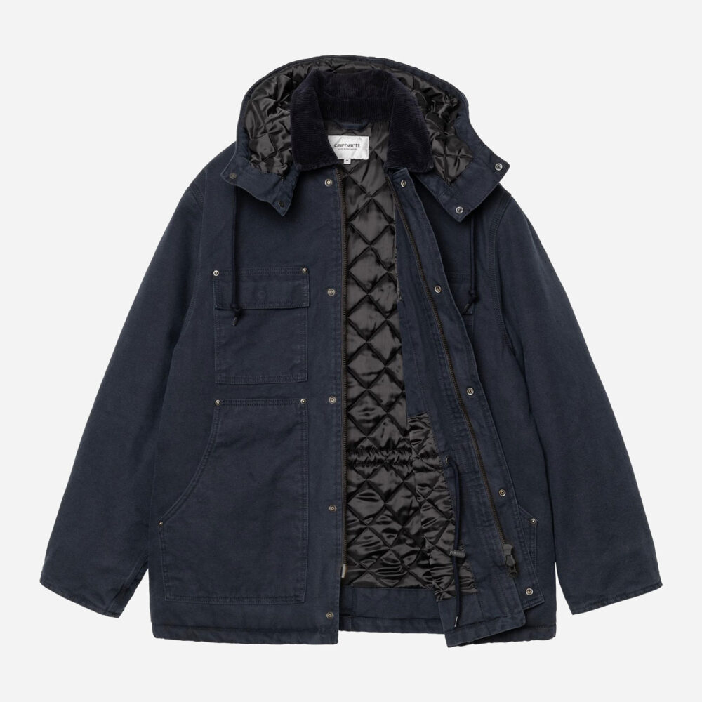Carhartt WIP Ambel Coat - Deep Night/Deep Night Stone Washed Carhartt WIP Ambel Coat - Deep Night/Deep Night Stone Washed