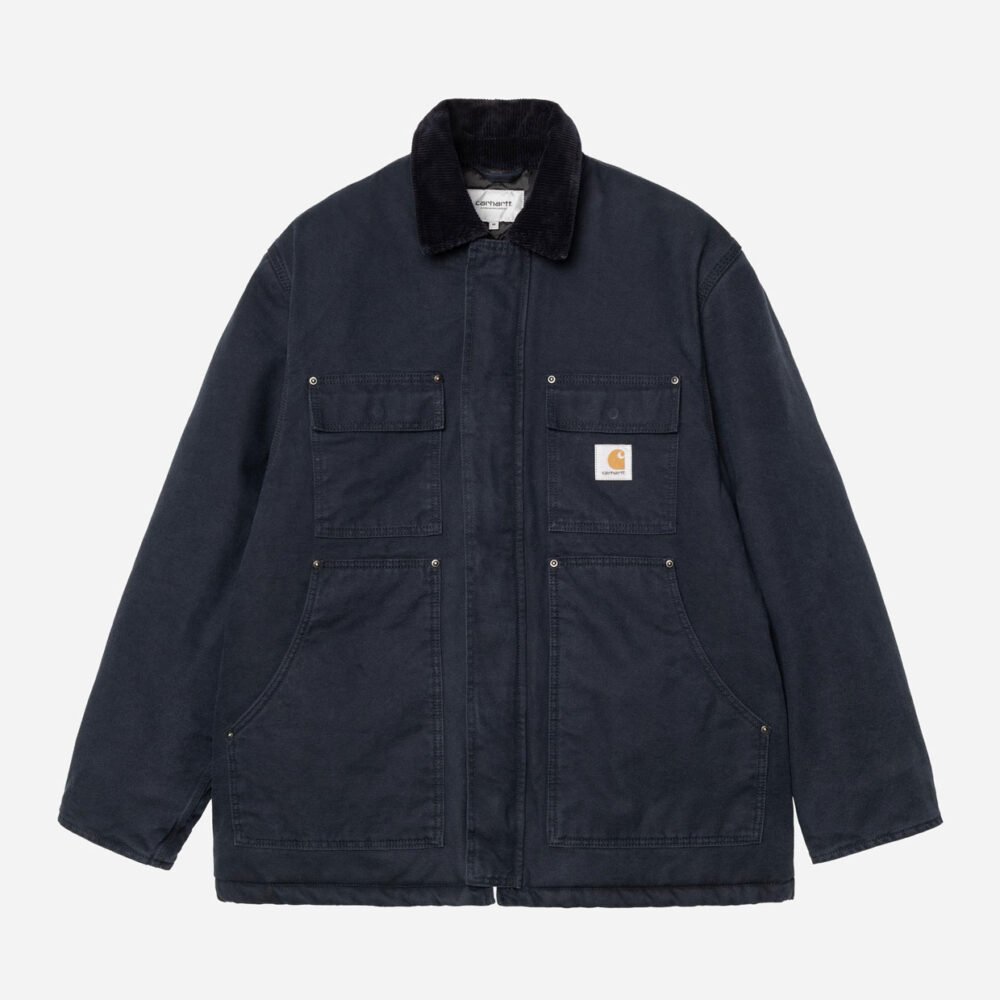Carhartt WIP Ambel Coat - Deep Night/Deep Night Stone Washed