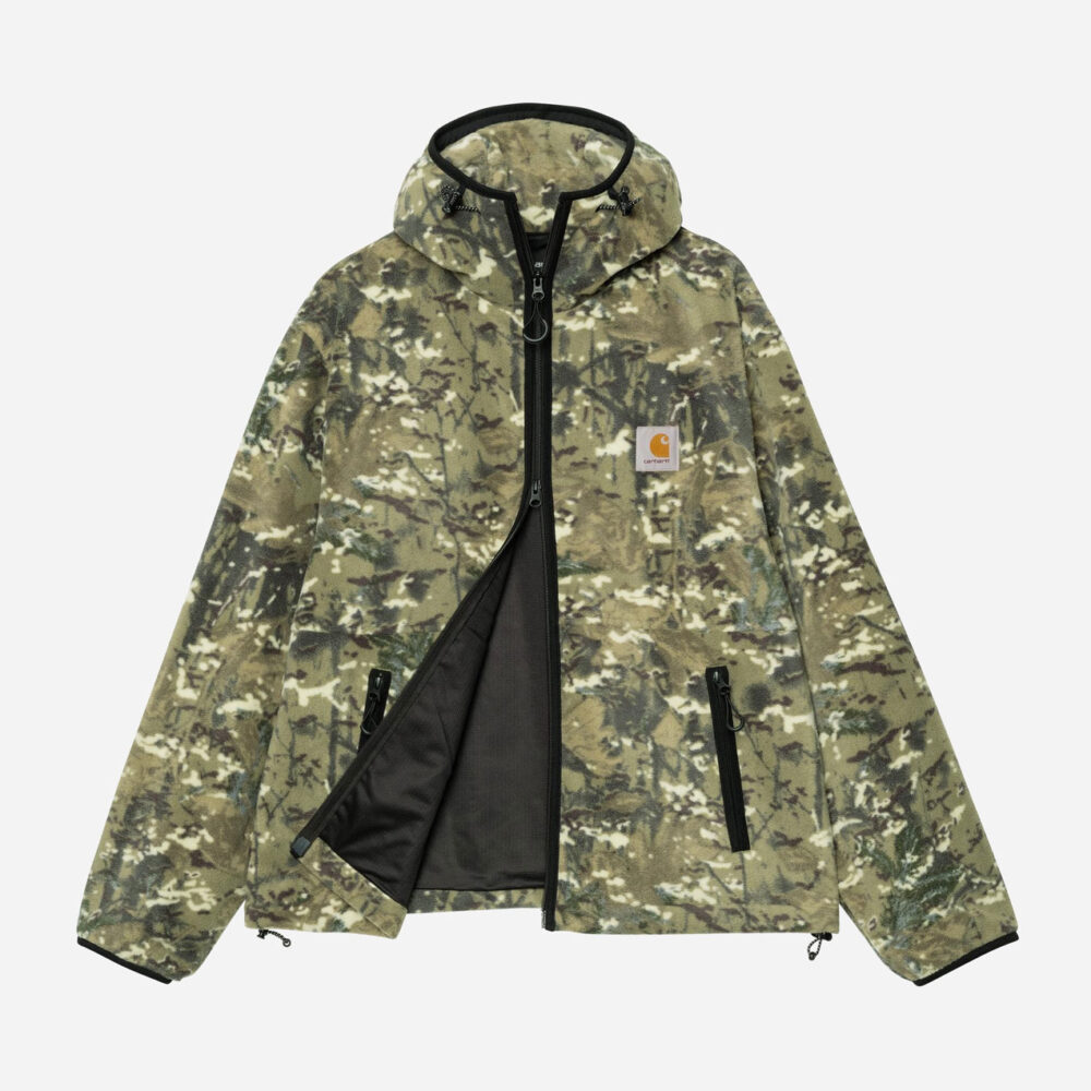 Carhartt WIP Blevin Fleece Liner Jacket - Camo Combi/Green