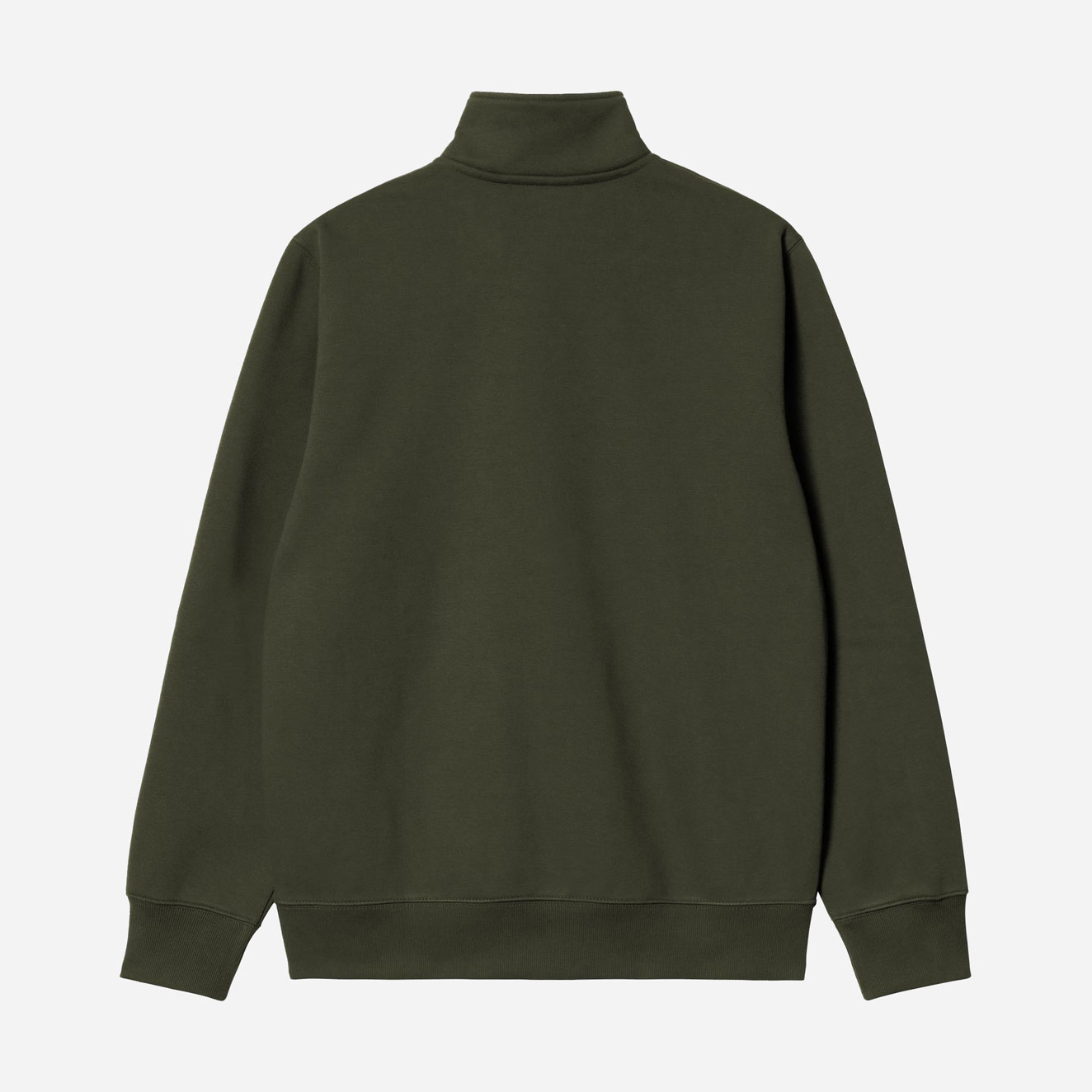 Carhartt WIP Chase Neck Zip Sweat - Olive/Gold