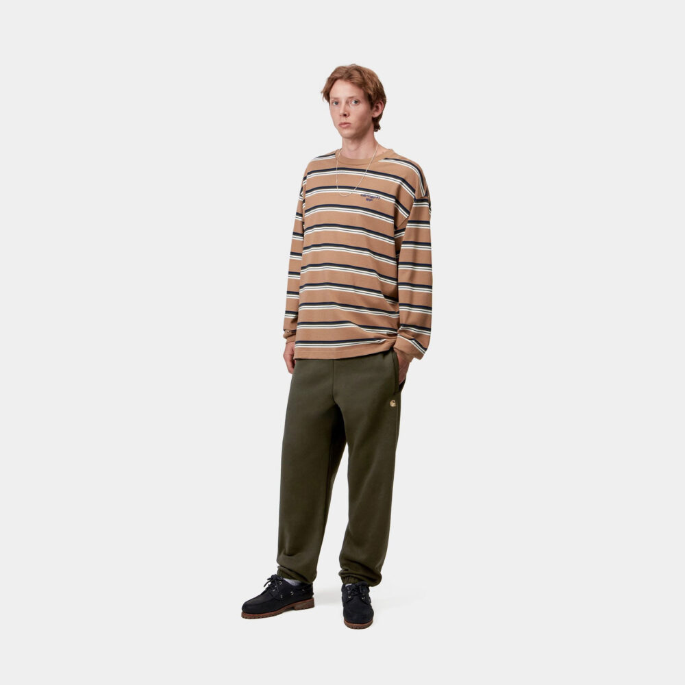 Carhartt WIP Chase Sweat Pant - Olive/Gold