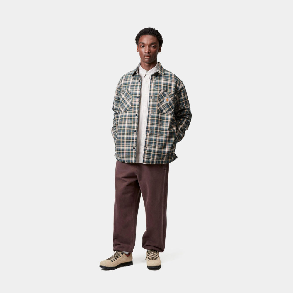 Carhartt WIP Cronyn Check Shirt Jac - Dark Navy