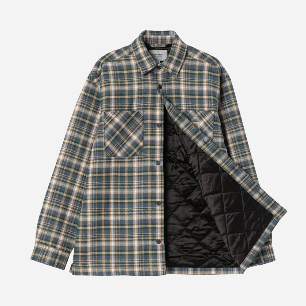 Carhartt WIP Cronyn Check Shirt Jac - Dark Navy