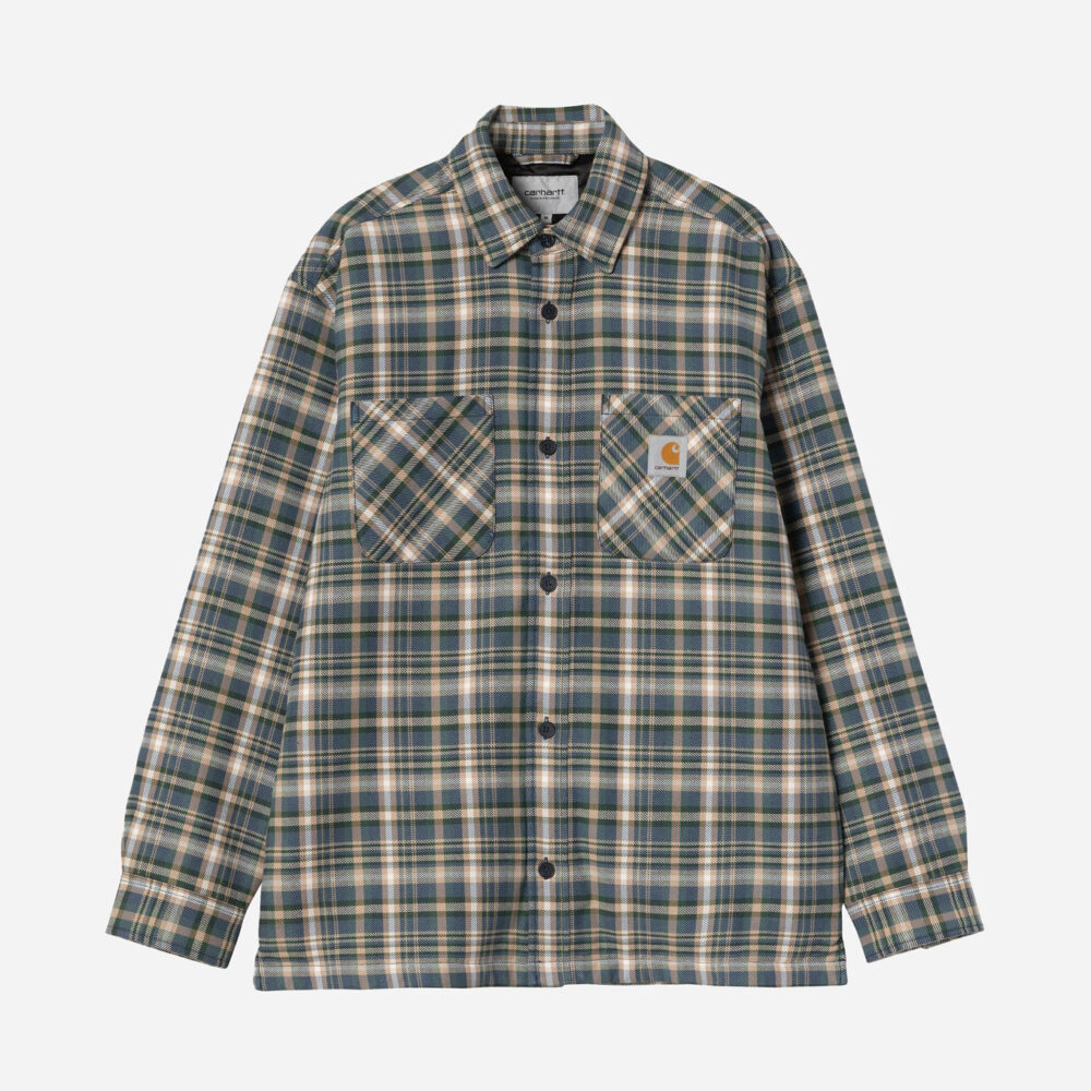 Carhartt WIP Cronyn Check Shirt Jac - Dark Navy