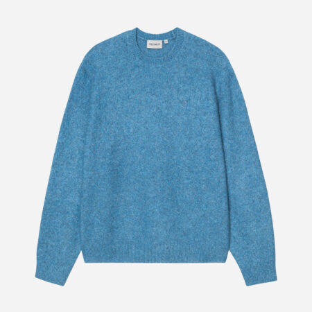 Carhartt WIP Curtis Knitted Sweater - Tangled Angelite Carhartt WIP Curtis Knitted Sweater - Tangled Angelite