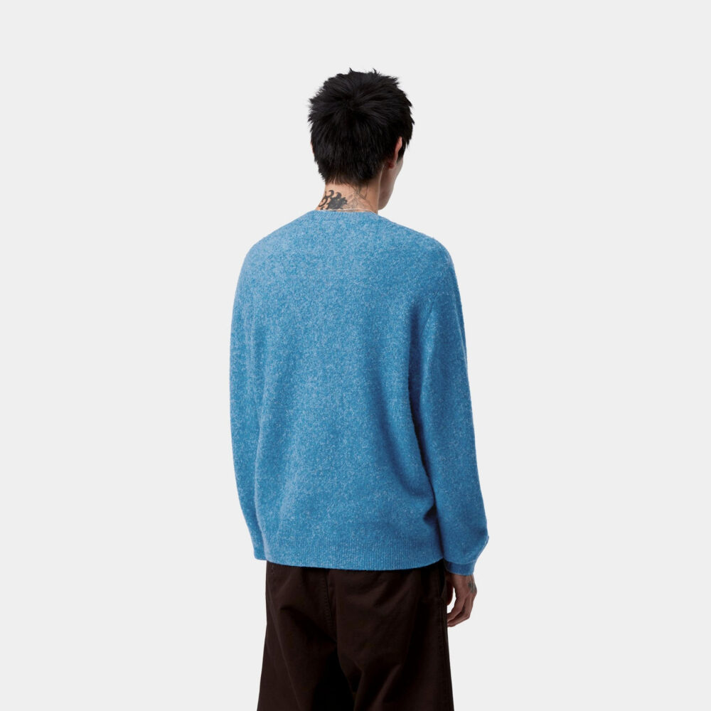 Carhartt WIP Curtis Knitted Sweater - Tangled Angelite