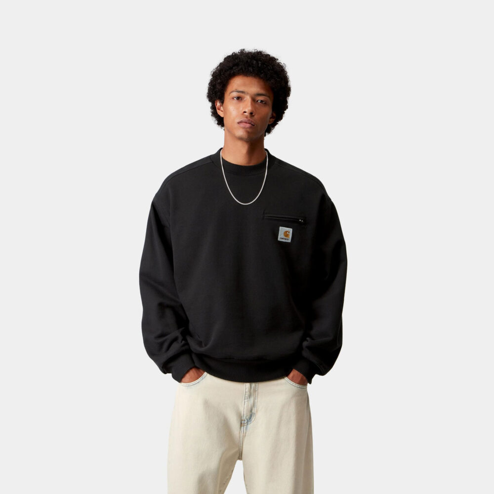 Carhartt WIP Detroit Sweat - Black