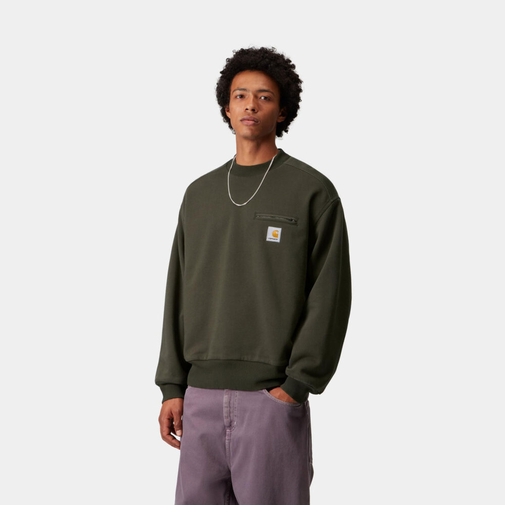 Carhartt WIP Detroit Sweat - Olive Carhartt WIP Detroit Sweat - Olive