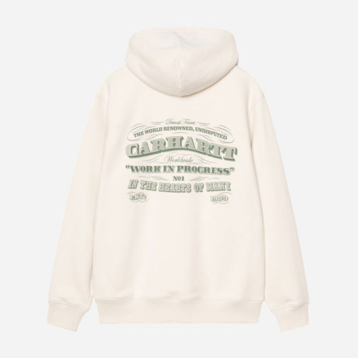 Carhartt WIP Hooded 3 One 3 Sweat - Salt