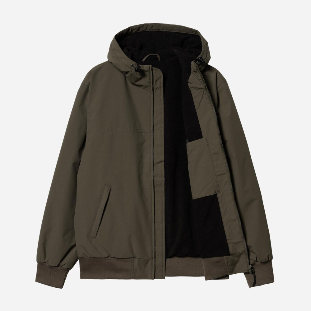Carhartt WIP Hooded Sail Jacket - Cypress/Black