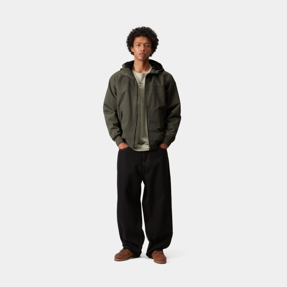 Carhartt WIP Hooded Sail Jacket - Cypress/Black