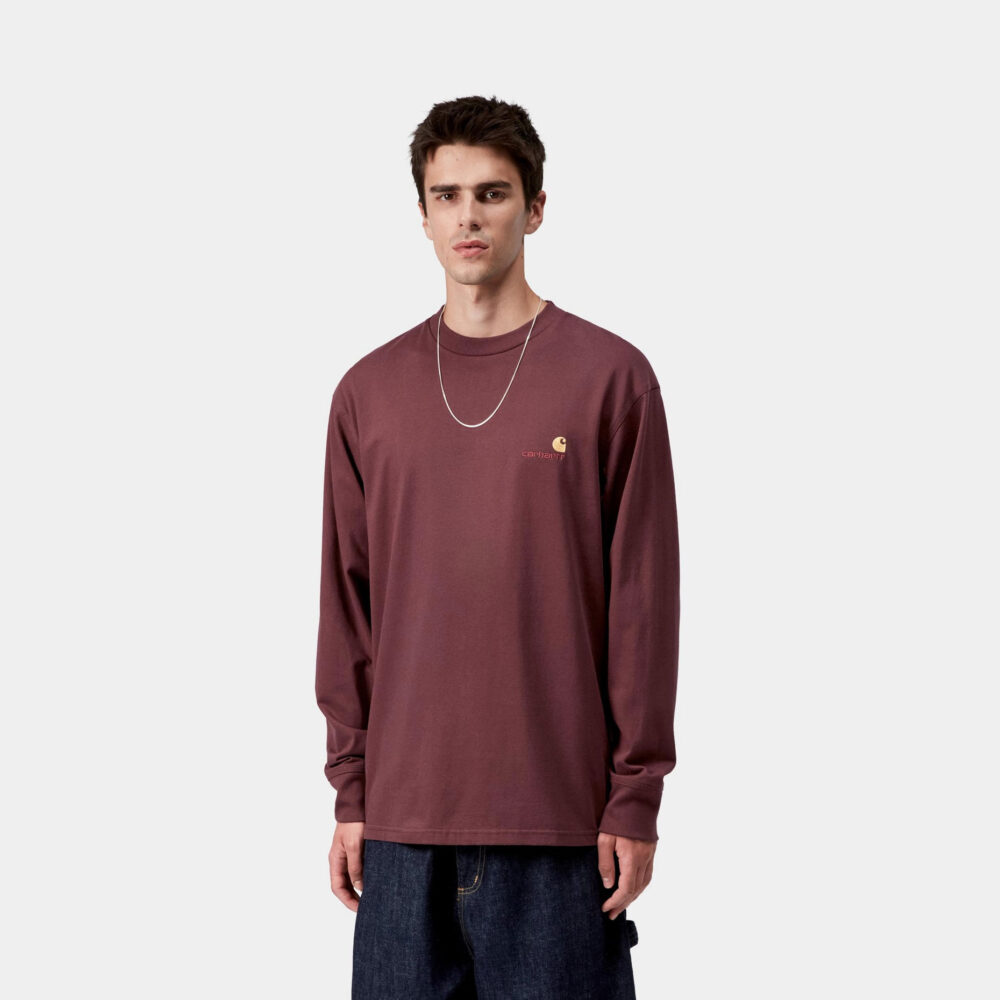 Carhartt WIP Long Sleeve American Script Tee - Rondo Carhartt WIP Long Sleeve American Script Tee - Rondo