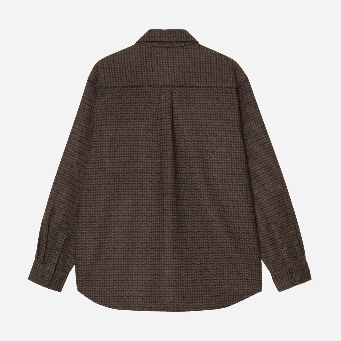 Carhartt WIP Long Sleeve Lowis Houndstooth Shirt - Vitola Heather